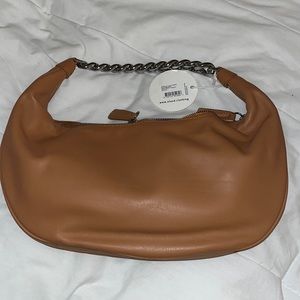 Staud tan handbag.